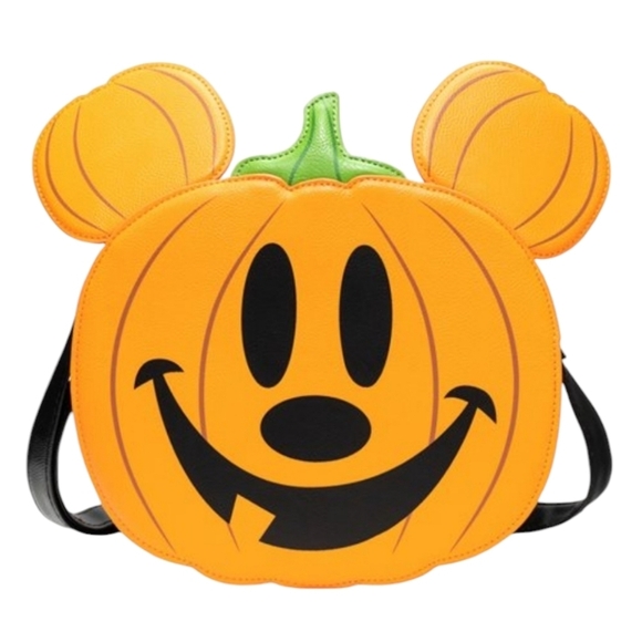Loungefly Handbags - Loungefly Mickey Mouse Jack-o-Lantern Crossbody Bag Purse
